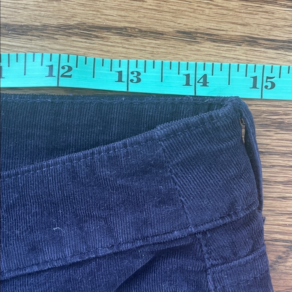 Crown & Ivy Women's Navy Slim Corduroys Pants Size 4 - Picture 9 of 9